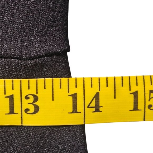 Kate Spade Women’s Black Scallop Hem Dress 6 Quiet Luxury, Coquette, Academia - Picture 8 of 12